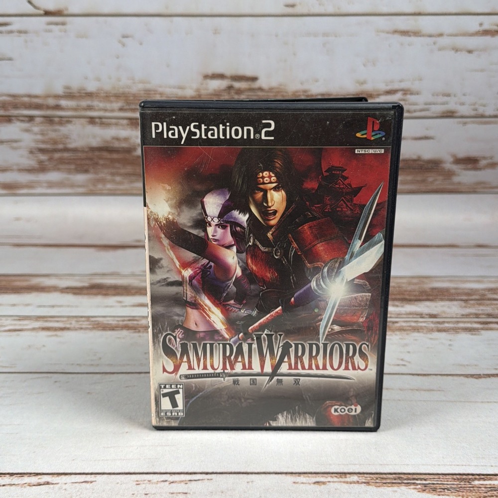 Samurai Warriors Sony PlayStation 2 PS2 2004 Koei NTSC Disc + Case No Manual
